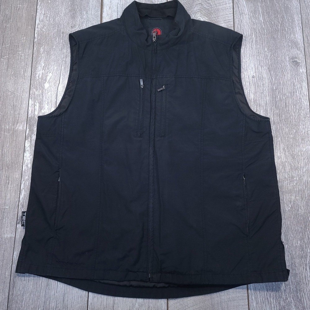 SCOTTEVEST Travel Vest Mens XXL Black Multi-Pocket Utility TEC Jacket